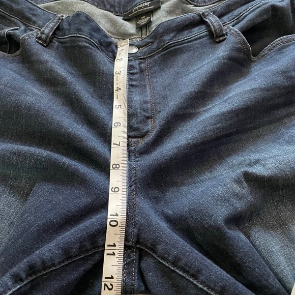 Venezia | Lane Bryant Signature Fit Straight Leg Denim Dark Jeans Curvy Sz 20 S - Picture 9 of 10